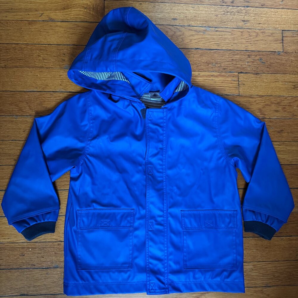Petit Bateau raincoat kids size 4T